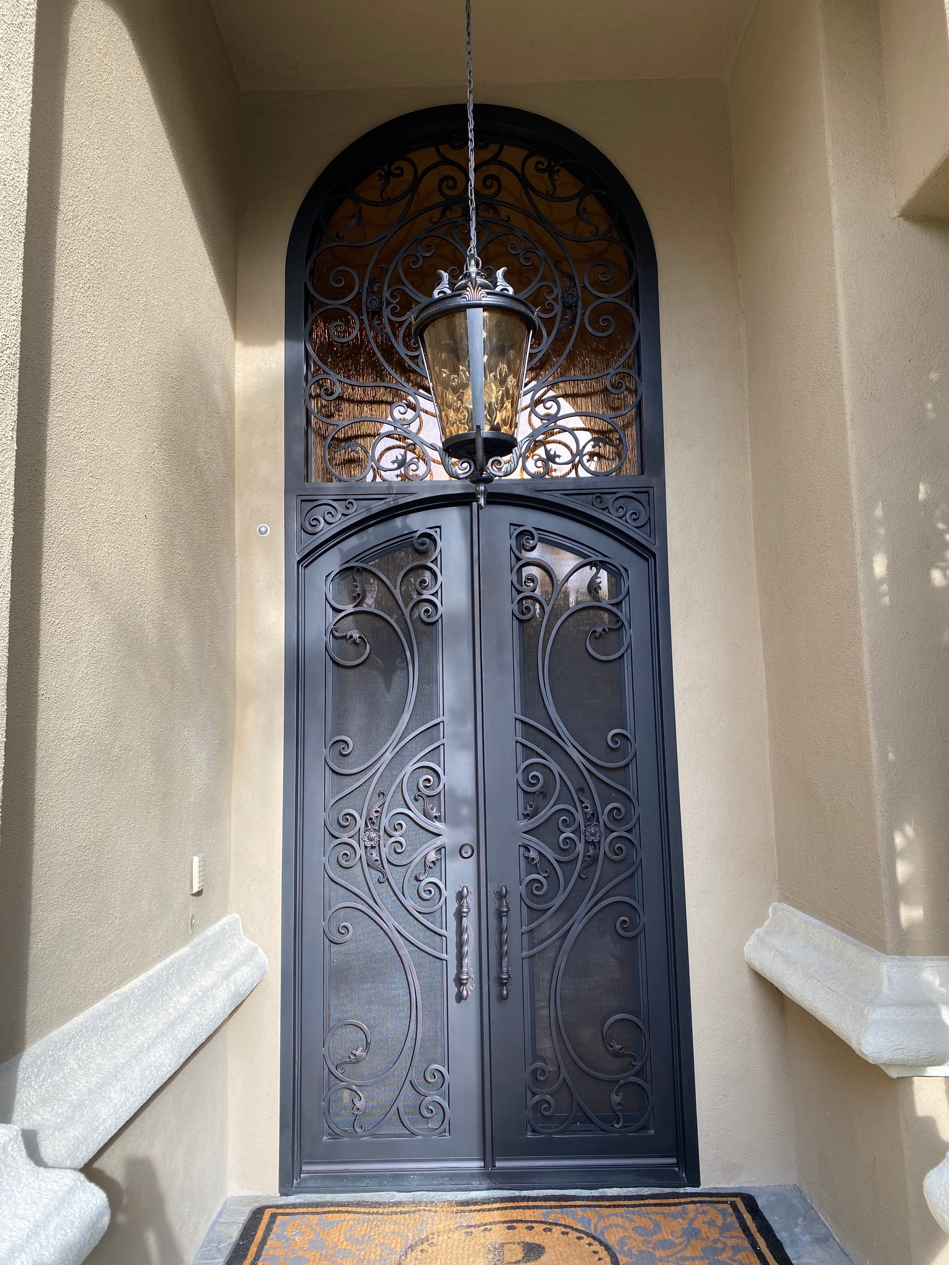 Wrought Iron Front Entry House Designs Universal Iron Doors | Iron