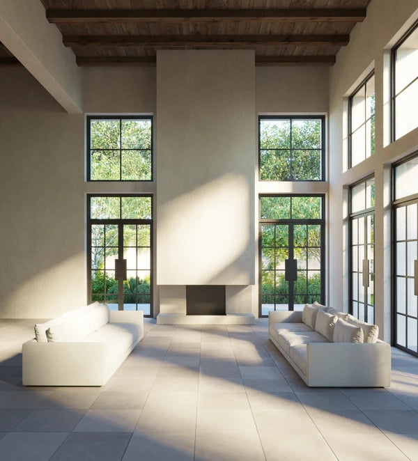 French Aluminum Alloy Fixed Glass Window Design